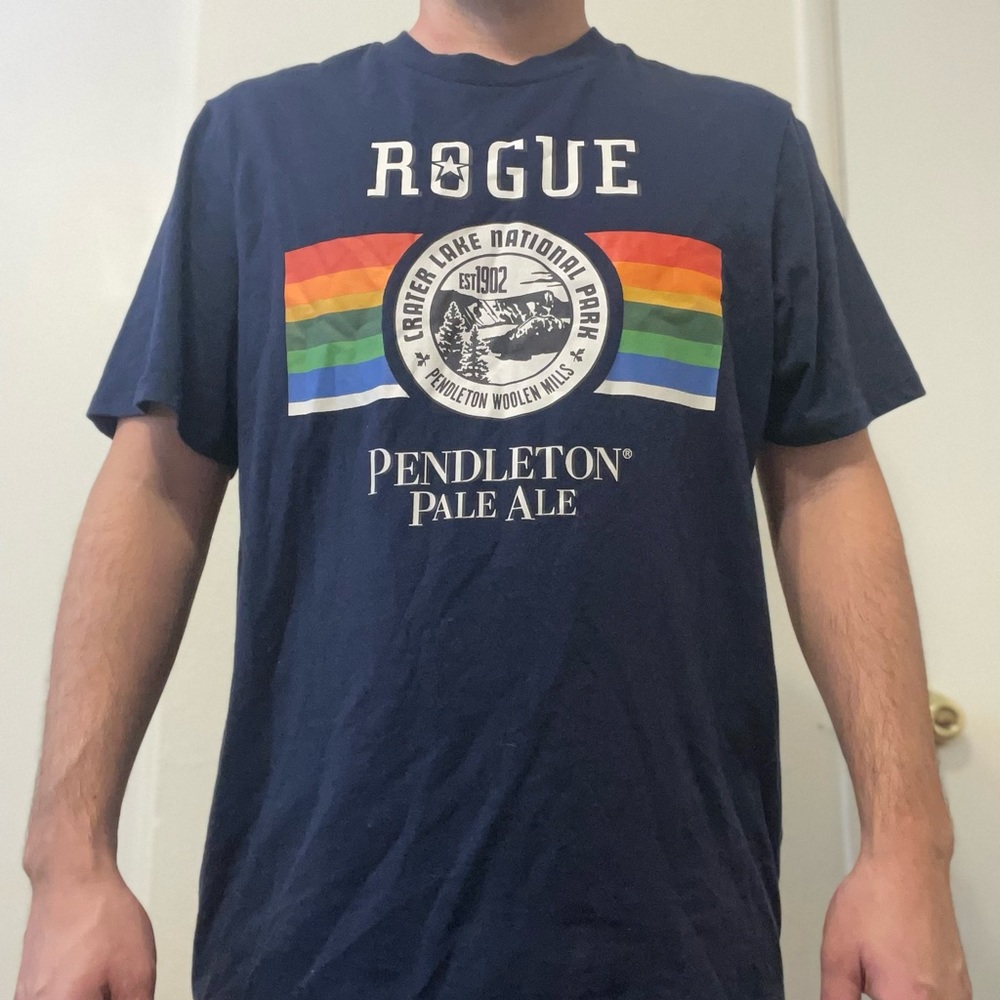 Rogue Pendleton Pale Ale Crater Lake National Park collectible t-shirt